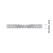 Cari Buziak Celtic Triskelion Spiral ~ Sterling Silver Cuff Bracelet TBA026