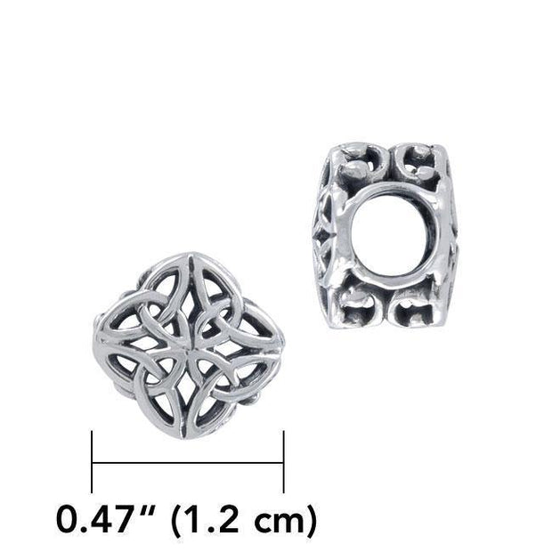 A meaningful start to last ~ Celtic Knotwork Sterling Silver Bead TBD184
