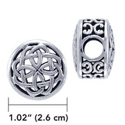 Face the endless possibilities ~ Celtic Knotwork Sterling Silver Bead