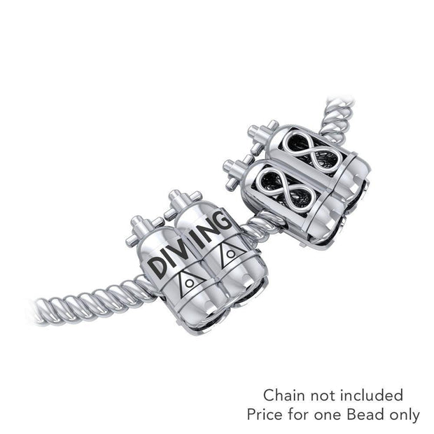 Dive Tanks Sterling Silver Bead TBD352 Bead