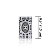 Intuition Rune Symbol Silver Bead TBD360
