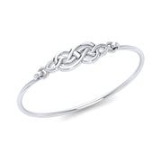 Hold me now and for all eternity ~ Sterling Silver Celtic Knotwork Bracelet Jewelry
