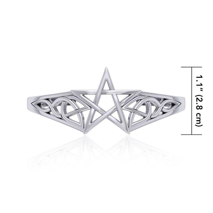 The Centuries Old Power of the Silver Pentagram ~ It’s yours to behold Bangle TBG759
