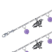 Silver Raven Bracelet TBL044