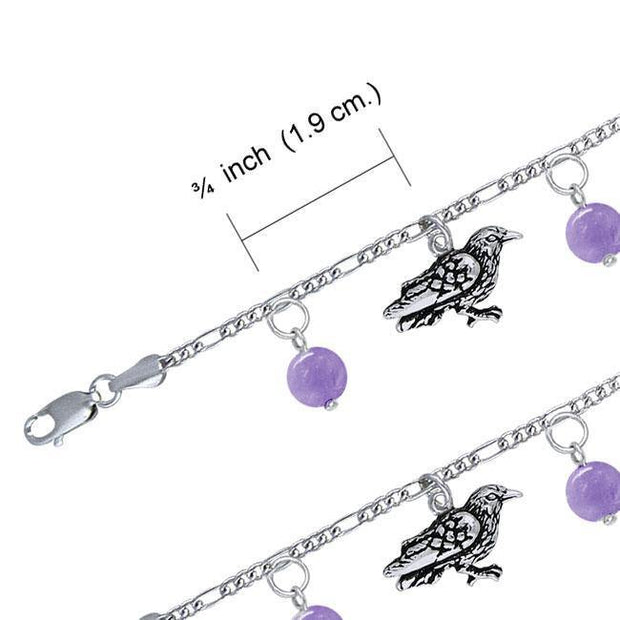 Silver Raven Bracelet TBL044