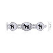 Arabian Horse Silver Bracelet TBL132