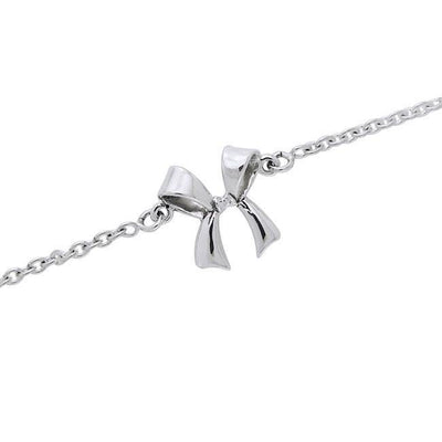 Tied Ribbon Silver Bracelet TBL211