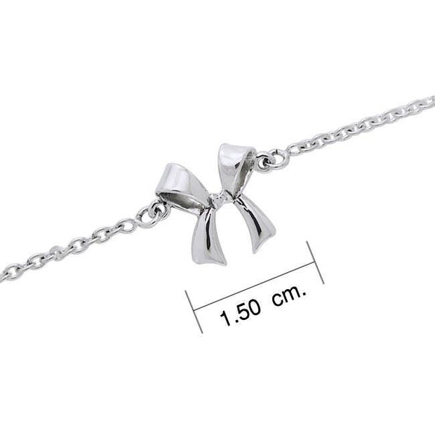 Tied Ribbon Silver Bracelet TBL211