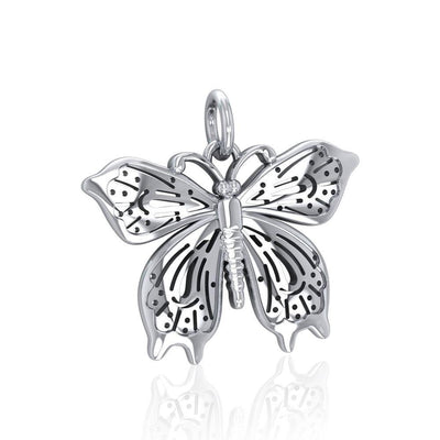 Victorian Butterfly Silver Charm TC331