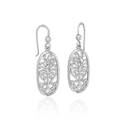 Tree of Life Silver Earrings TE2795