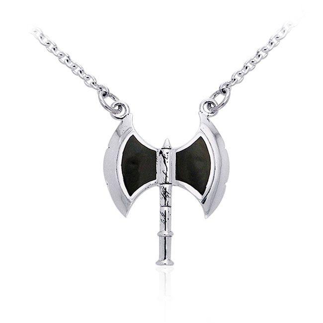 Viking Axe Silver Necklace TNC099