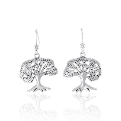Tree of Life Sterling Silver Earrings TE222