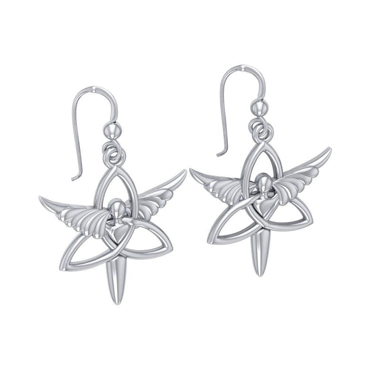 Charmed by the Mythical Triquetra Earrings TER1074