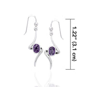 A gem of hope and magic ~ Sterling Silver Jewelry Earrings with Gemstone TER1139 Earrings