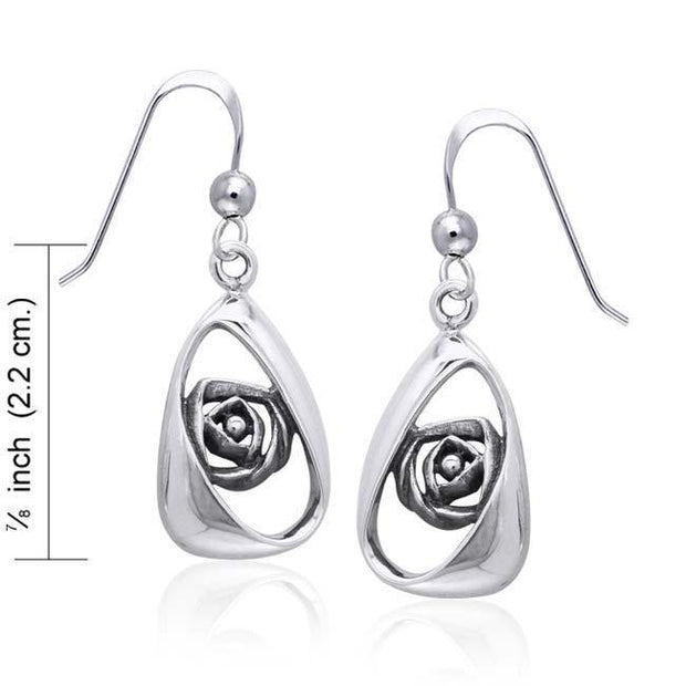 Artistry Rose Silver Earrings TER1144