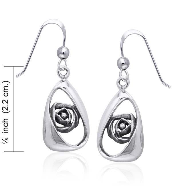 Artistry Rose Silver Earrings TER1144 Earrings