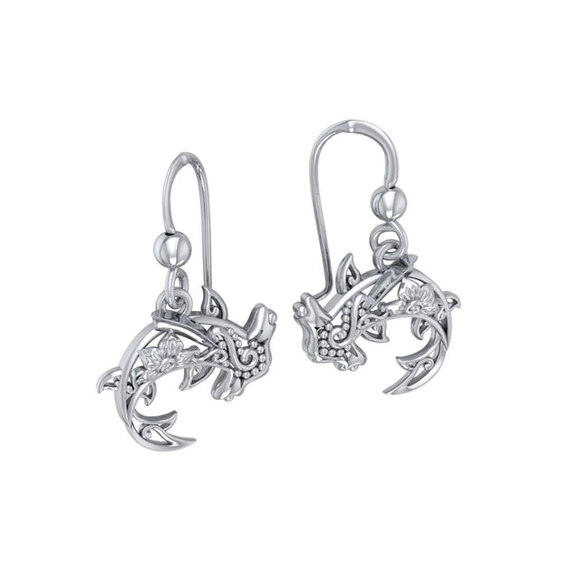 Fierce eminence ~ Sterling Silver Hammerhead Shark Filigree Earrings Jewelry TER1713
