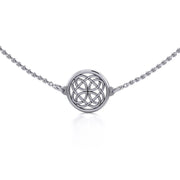 A timeless imprint of eternity ~ Celtic Knotwork Sterling Silver Necklace Jewelry TN010