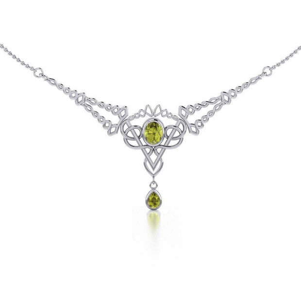 Celtic Knotwork Silver Necklace TN050
