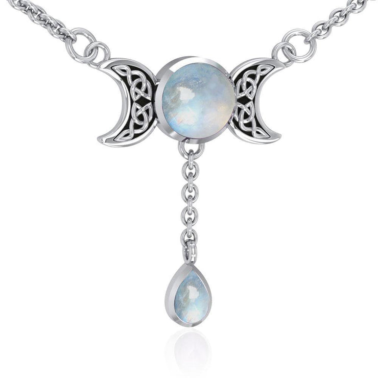 Blue Moon Silver Necklace TN258