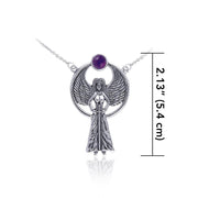 Avenging Angel Silver Necklace TNC010