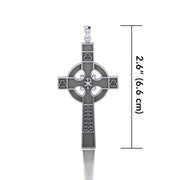 Medieval Celtic Cross Silver Pendant TP121 Pendant