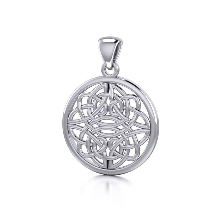 Celtic Knotwork Silver Pendant TP153