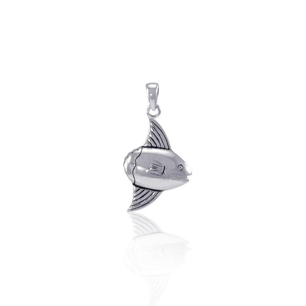 Behind the beauty hides the special you ~ Sterling Silver Jewelry Sunfish Pendant TP2330