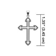 Medieval Cross Sterling Silver Pendant TP2980