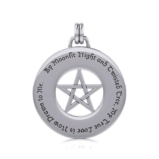 Silver Pentagram Pentacle Pendant TP3291