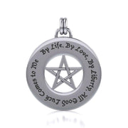 Silver Pentagram Pentacle Pendant TP3305