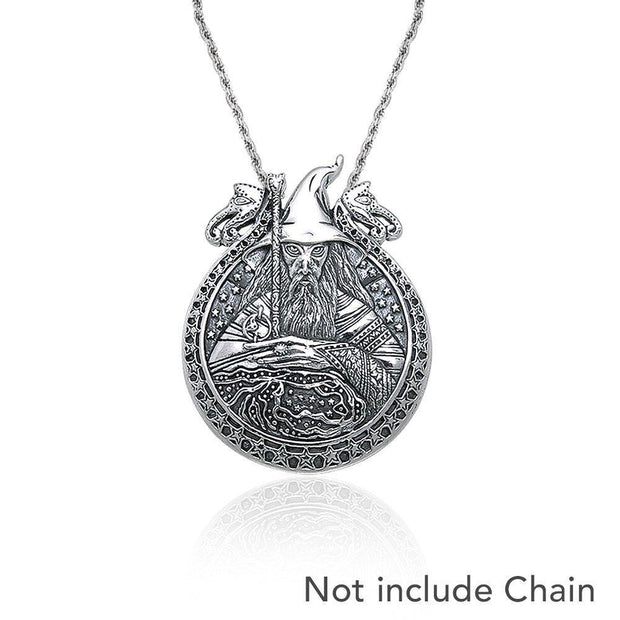 In the magical world of Wizardry ~ Sterling Silver Jewelry Pendant TP3595