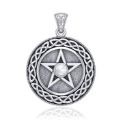 Silver Pentagram Pentacle Pendant TP568