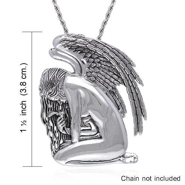 Love Me Not Fairy Silver Pendant TPD325