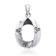 Celebrating Celtic Beauty ~ Sterling Silver Jewelry Pendant TPD3424