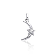 Shine Bright Like a Diamond in the Sky ~ Sterling Silver Pendant Jewelry TPD3510