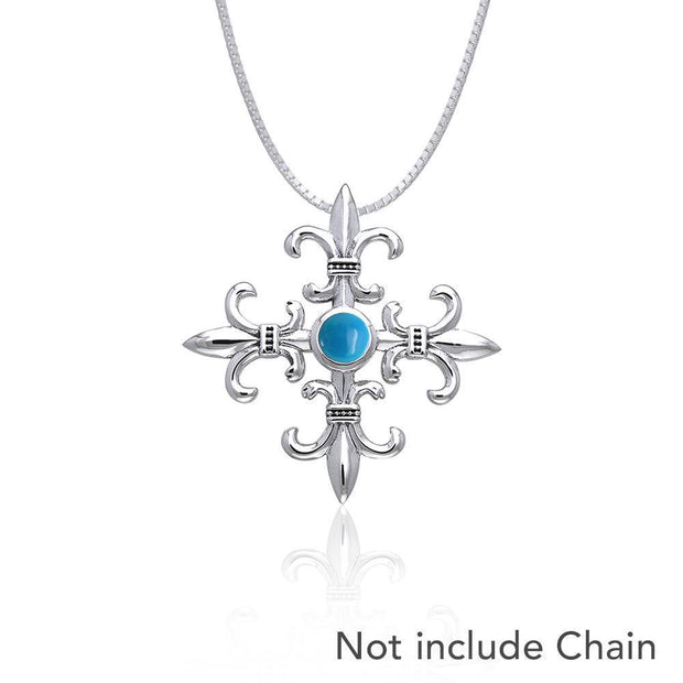 Exquisite symbolism in Croix La Meโ€re ~ Sterling Silver Jewelry Pendant TPD355 Pendant