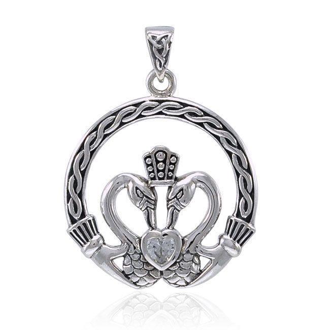 Claddagh Love Lock Necklace, Claddagh Lock Necklace