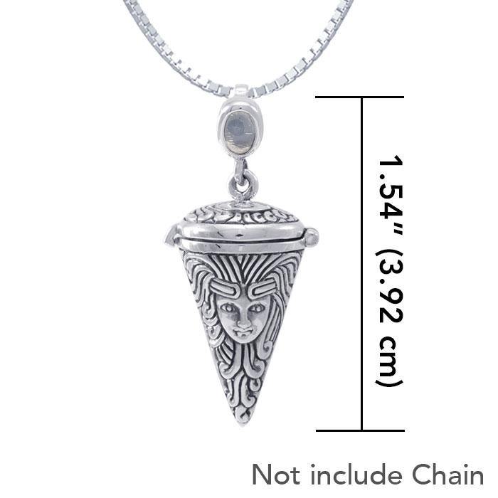 Goddess Pendulum Spell Sterling Silver Pendant TPD4730