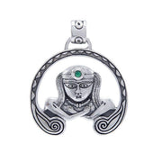 Celtic Goddess Anu Sterling Silver Pendant TPD4741