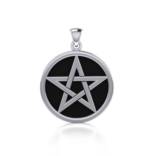 Scrying Divining Pentacle Sterling Silver Pendant TPD4754
