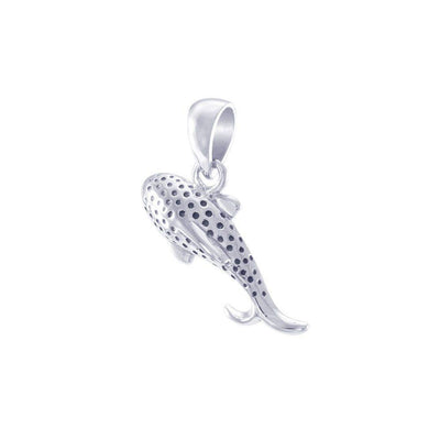 Small Whale Shark Sterling Silver Pendant TPD4858