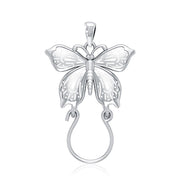 Butterfly Silver Charm Holder Pendant TPD5080