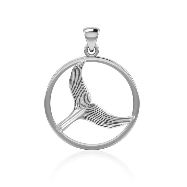 Mermaid Tail Sterling Silver Pendant TPD5103
