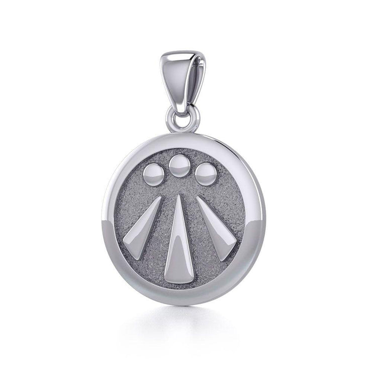 Awen The Three Rays of Light Silver Pendant TPD5304