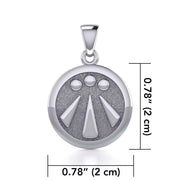 Awen The Three Rays of Light Silver Pendant TPD5304 Pendant