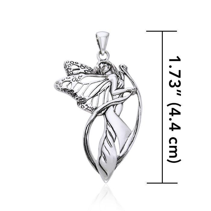 Fairy in your dreams ~ Sterling Silver Jewelry Pendant TPD958