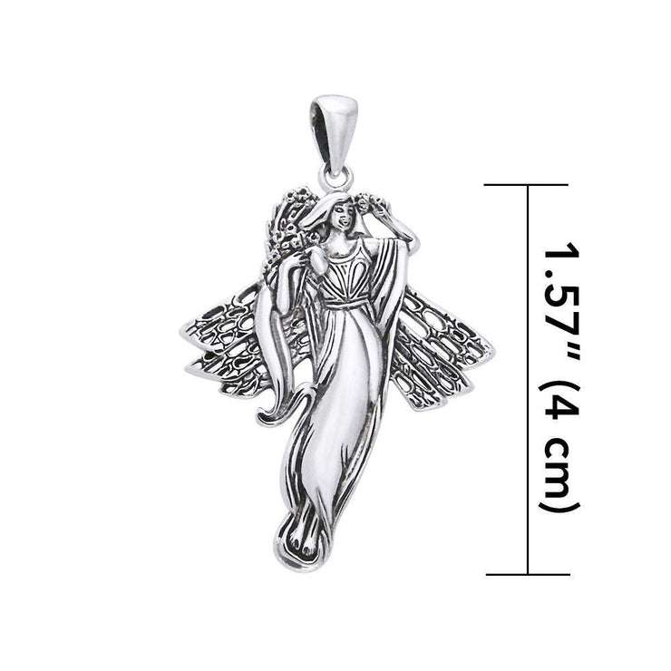 Blossoming fairy waiting to be your friend ~ Sterling Silver Jewelry TPD970