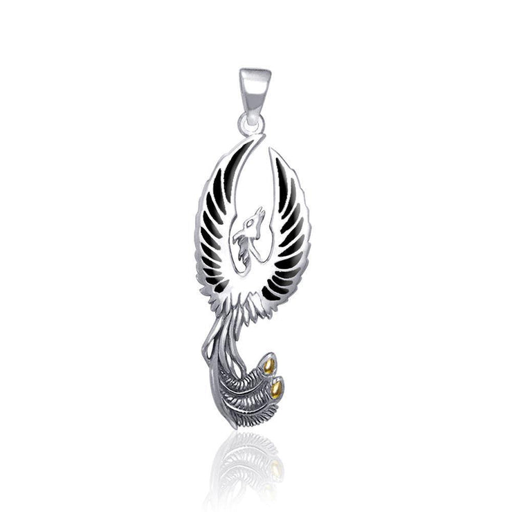 The Sacred Flame of the Mystical Flying Phoenix Pendant TPV2838