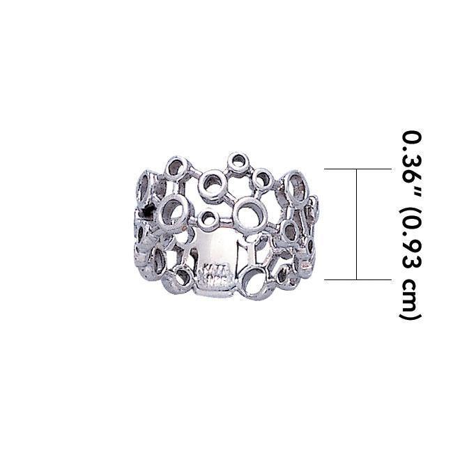 Modern Design Silver Ring TR1709